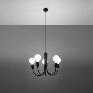 Candelabru PICCOLO 5 Negru - Img 3