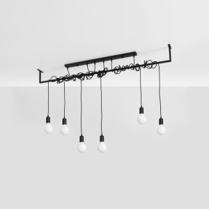 Candelabru SALAMANCA 6 negru - Img 2
