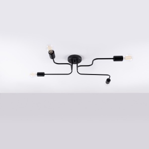 Candelabru VECTOR 4 Negru - Img 2