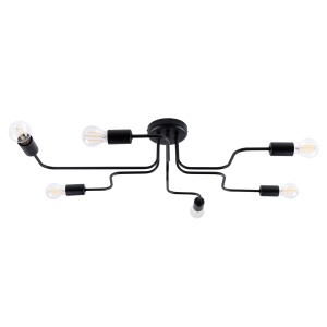 Candelabru VECTOR 6 Negru