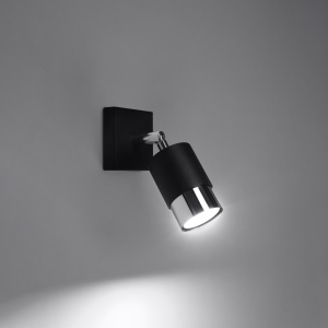 Lampă de perete NERO Negru Chrome - Img 3