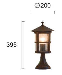 Lampa exterior E27 Skiathos 4056300 - Img 2