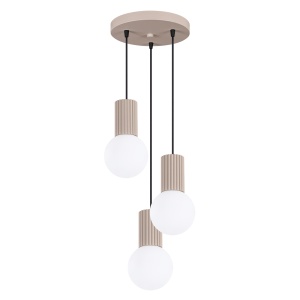 Lampă suspendată HALO 3P Taupe - Img 1