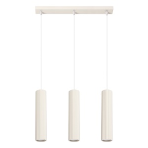 Lampă suspendată KARBON 3L Bej