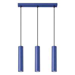 Lampă suspendată LAGOS 3L ultramarin