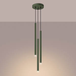 Lampă suspendată PASTELO 3P Verde măsliniu - Img 3