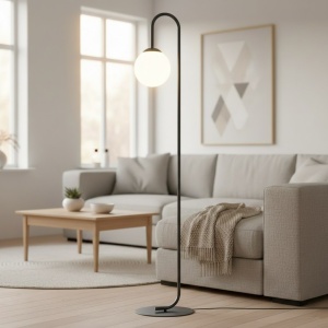 Lampadar FLOR LP1 Negru - Img 3