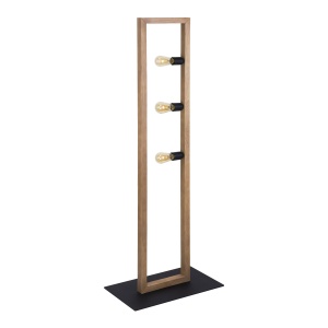 Lampadar Negru Bej 3xE27 METRO 5022TK - Img 1