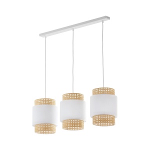 Lustra Alb 3xE27 BOHO 6531TK - Img 1