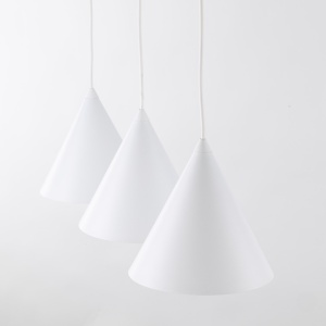 Lustra Alb 3xE27 CONO 10011TK - Img 2