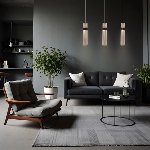 Lustra Ambiente 3 Auriu LED CCT - Img 3