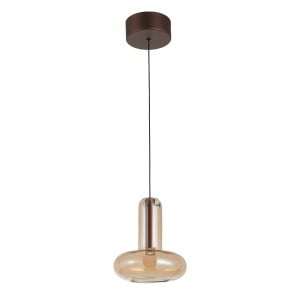Lustra Cupru LED 1 bec Carote - Img 3