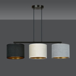 Lustra HILDE 3 Negru MIX - Img 3
