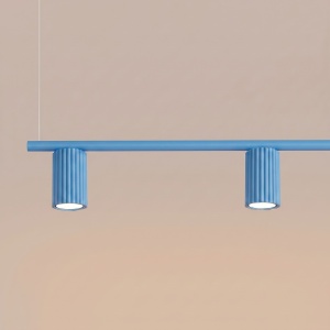 Lustră KARBON 4 bleu - Img 3