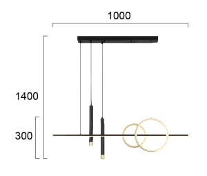 Lustra LED 3000K Combo 4270600 - Img 3