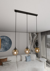 Lustra neagra, Lustra suspendata neagra, Lustra cu pendule, Lustra metal neagra, Lustra metal, Lustra moderna neagra, Lustra living, Lustra living neagra, Lustra moderna, Lustra dormitor, Lustra dormitor neagra, Lustra bucatarie, Lustra din metal, Lustra 
