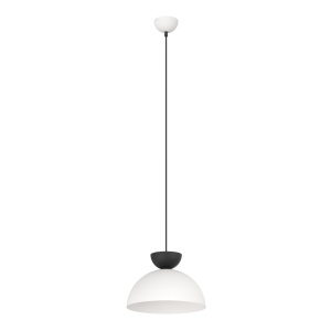 Lustra LUNARO 1S Negru Alb/Negru
