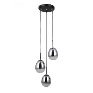 Lustra Meolo Negru 3 x E14