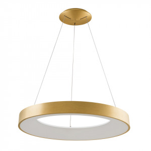 Lustra moderna aurie rotunda cu led Giulia d80 3000k