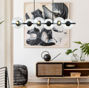 Lustra neagra, Lustra suspendata neagra, Lustra cu pendule, Lustra metal neagra, Lustra metal, Lustra moderna neagra, Lustra living, Lustra living neagra, Lustra moderna, Lustra dormitor, Lustra dormitor neagra, Lustra bucatarie, Lustra din metal, Lustra 