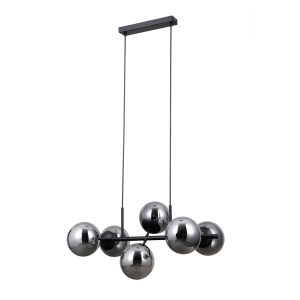 Lustra Molite Negru 6 x E14