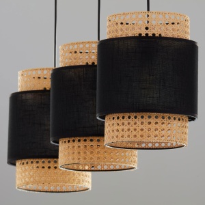 Lustra Negru 3xE27 BOHO 6541TK - Img 3