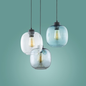Lustra Negru 3xE27 ELIO 3184TK - Img 4