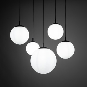 Lustra Negru 5xE27 ESME 4791TK - Img 3