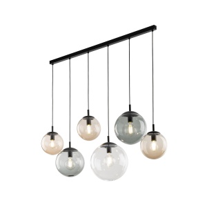 Lustra Negru 6xE27 ESME 4797TK - Img 3