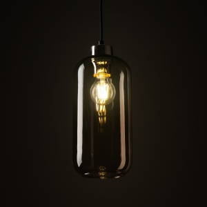 Lustra Negru Auriu 1xE27 MARCO 3314TK - Img 3