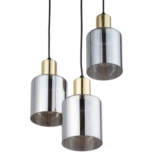 Lustra Negru Auriu 3xE27 SIERRA 6663TK - Img 4