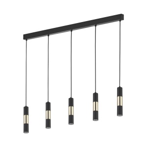 Lustra Negru Auriu 5xGU10 VIVIEN 4758TK - Img 1