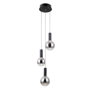 Lustra Strela Negru 3 x LED - Img 2