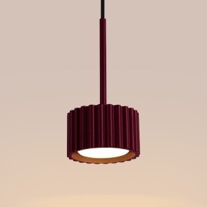 Lustră suspendată AURA 1 burgundy Gx53 - Img 3
