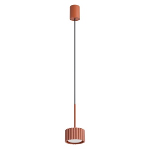 Lustră suspendată AURA 1 ocru roșu Gx53