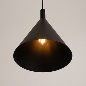 Lustră suspendată NOX 25 negru - Img 3