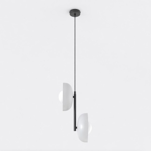 Lustra VANILA 2 Negru Gri - Img 3