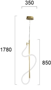 Pendul LED 3000K Annete 4251300 - Img 2