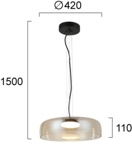 Pendul LED 3000K Simple 4302401 - Img 3