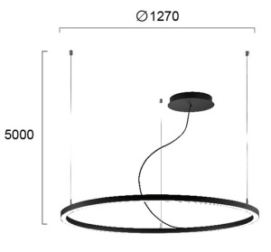 Pendul LED 3000K Verdi 4224200 - Img 2