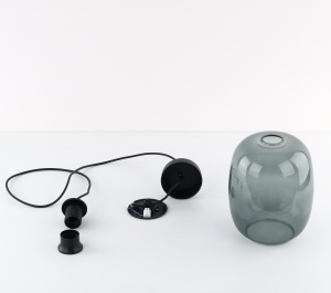 Pendul Negru 1xE27 ELIO 5971TK - Img 4