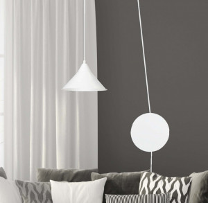 Pendul alb, Pendul metal, Pendul metal alb, Pendul iluminat insula, Pendul interior, Pendul interior culoare alb, Iluminat interior, Pendul masa, Iluminat masa dining, Pendul modern, Iluminat bucatarie, Pendul bucatarie, Pendul insula bucatarie