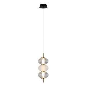 Pendul Testa Negru 1xLED