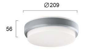 Plafoniera exterior LED 3000K Tinos 4171700 - Img 2