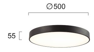Plafoniera LED 3000K-4000K Madison 4235501 - Img 2