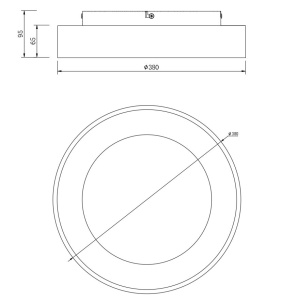 Plafoniera LED dimabil NISEKO II ROUND CEILING 8585 - Img 2