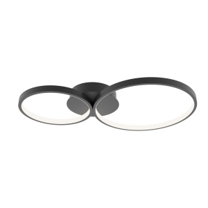 Plafoniera Maver Negru 2 x LED