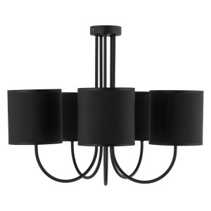 Plafoniera Negru 5xE27 TORENS 4595TK - Img 2