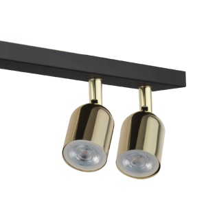 Plafoniera Negru Auriu 4xGU10 TOP 5619TK - Img 3