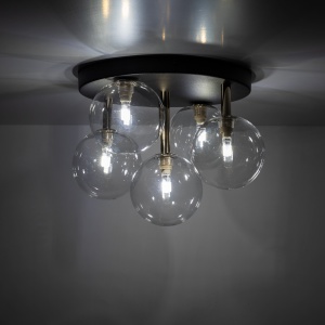 Plafoniera Negru Auriu 5xG9 NILOS 758TK - Img 2